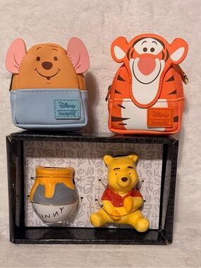 Winnie the Pooh Shakers & Loungefly Mini Backpack Charms